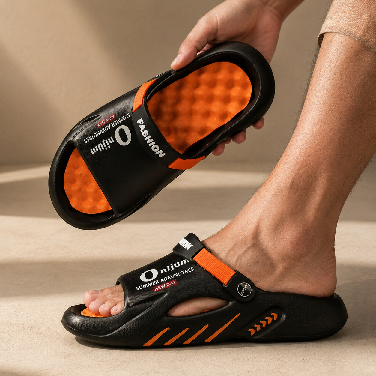 Claquette orthopédique homme confortable – Soutien & légèreté