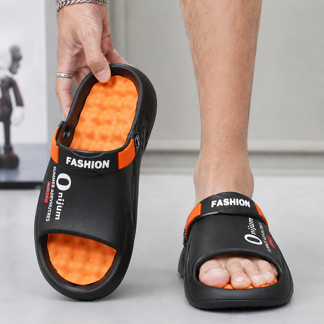 Claquette orthopédique homme confortable – Soutien & légèreté