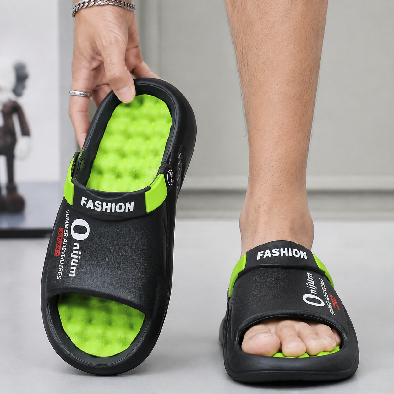 Claquette orthopédique homme confortable – Soutien & légèreté