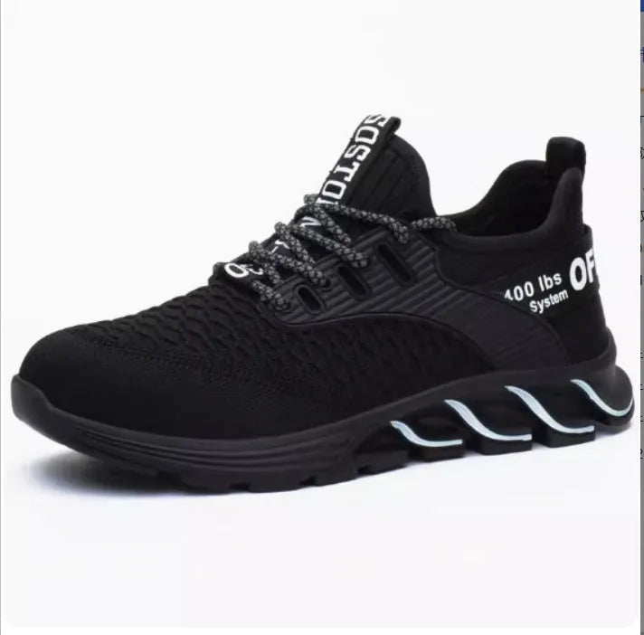 Chaussures de sécurité homme basket respirante embout acier